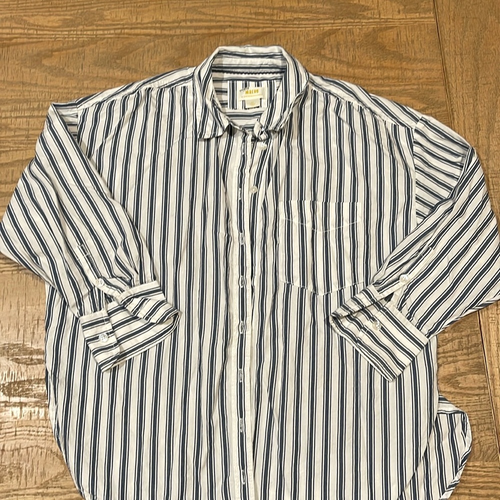 Mauve relaxed fit button down